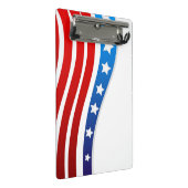 Patriottic Mini Clipboard Mini Klembord (Schuin)