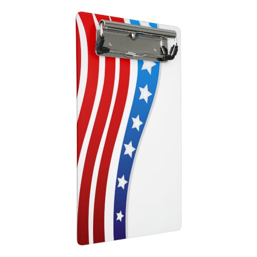 Patriottic Mini Clipboard Mini Klembord (Schuin)
