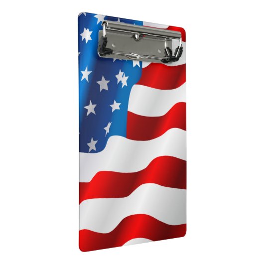 Patriottic Mini Clipboard Mini Klembord (Schuin)