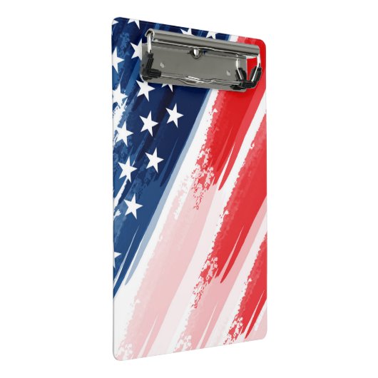 Patriottic Mini Clipboard Mini Klembord (Schuin)