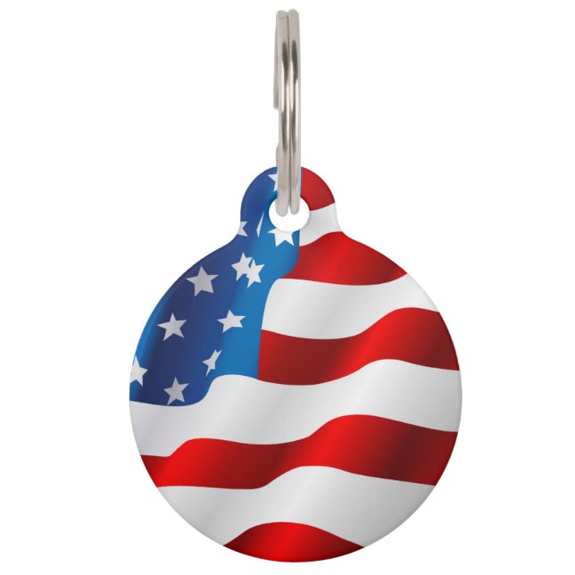 Patriottic Pet Tag Huisdierpenning (Voorkant)