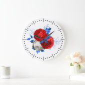 Patriottic Posey 1 Acrylwand Klok (Huis)