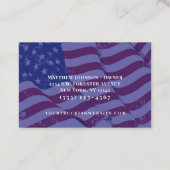 Patriottic Professional Transport Trucking Company Visitekaartje (Achterkant)