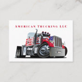 Patriottic Professional Transport Trucking Company Visitekaartje (Voorkant)