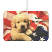 Patriottic Puppy Air Freshener Luchtverfrisser (Achterkant)