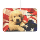 Patriottic Puppy Air Freshener Luchtverfrisser (Voorkant)