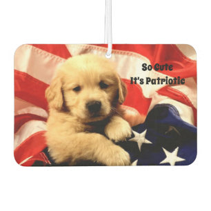 Patriottic Puppy Air Freshener Luchtverfrisser