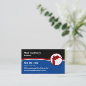 Patriottic Realtor Professional Visitekaartje (Staand voorkant)