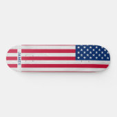 Patriottic Red White Blue USA Amerikaanse vlag Persoonlijk Skateboard (Horizontaal)