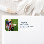 Patriottic Return Address Label (Insitu)