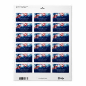 Patriottic Return Address Label (Full Sheet)