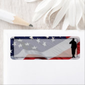 Patriottic Return Address Label (Insitu)
