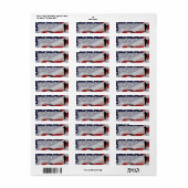 Patriottic Return Address Label (Full Sheet)
