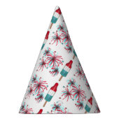 Patriottic Rocket Pop Popsicle Fireworks, 4 juli Feesthoedjes (Rechts)