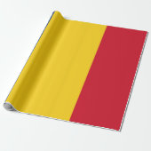 Patriottic Romania vlag Roemeens Cadeaupapier (Uitgerold)