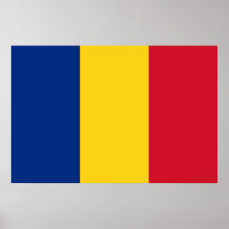 Patriottic Romania vlag Roemeens Poster