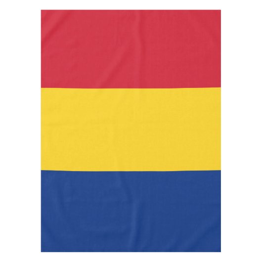 Patriottic Romania vlag Roemeens Tafelkleed (Voorkant)