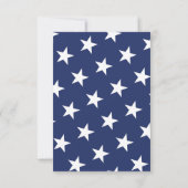 Patriottic Save the Date - US Flag (Achterkant)