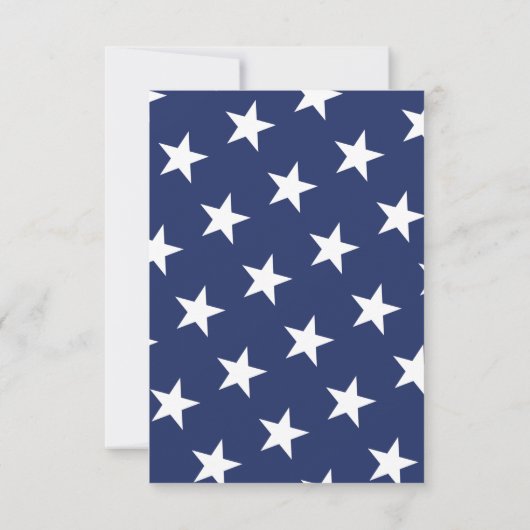 Patriottic Save the Date - US Flag (Achterkant)