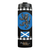 Patriottic Scotland Mok, Rampant, Scottish Flag Thermosbeker (Voorkant)