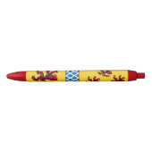 Patriottic Scotland Pen, Rampant Lion Scottish Fla Zwarte Inkt Pen (Voorkant)