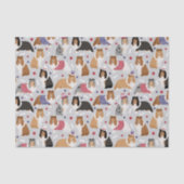 Patriottic Sheltie Shetland Sheepdog Tissue Paper Tissuepapier (Voorkant)