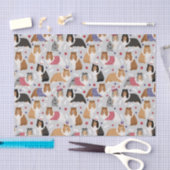 Patriottic Sheltie Shetland Sheepdog Tissue Paper Tissuepapier (Craft)