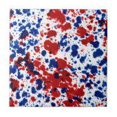 Patriottic Splatter Tegeltje (Voorkant)