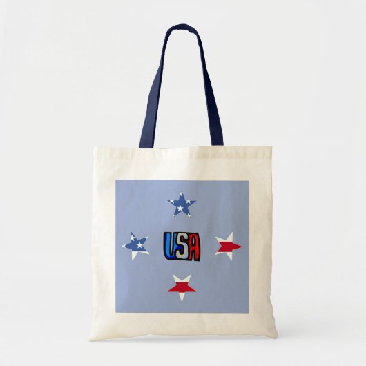 Patriottic Stars Bag Tote Bag (Voorkant)