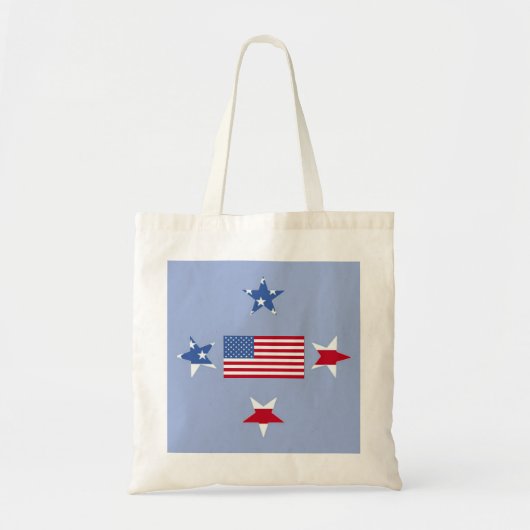 Patriottic Stars Bag Tote Bag (Voorkant)
