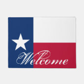 Patriottic Texas vlag deur mat Texan home (Voorkant)