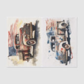 Patriottic Truck Tissuepapier (Voorkant)