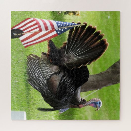 Patriottic Turkey Strut Legpuzzel (Horizontaal)