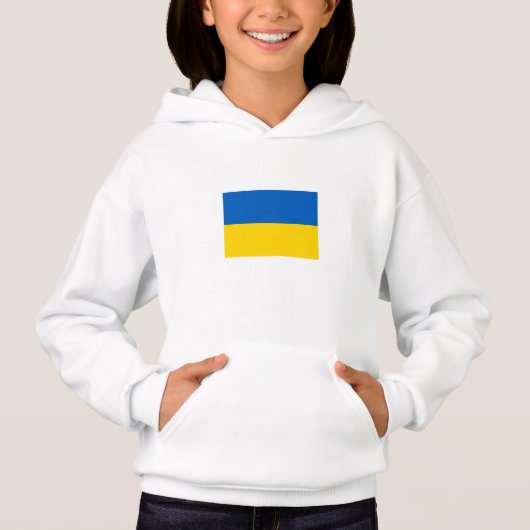 Patriottic Ukraine Flag Hoodie (Voorkant)
