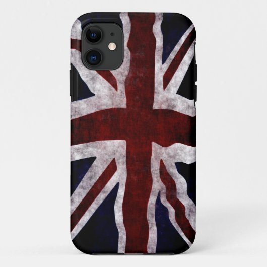 Patriottic Union Jack UK Union Flag Case-Mate iPhone Case (Achterkant)