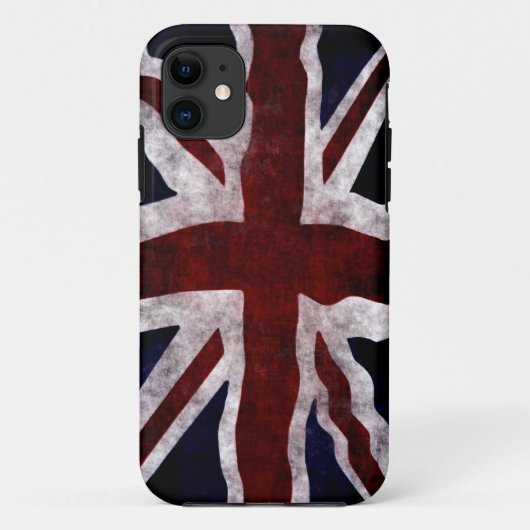 Patriottic Union Jack UK Union Flag Case-Mate iPhone Case (Achterkant)