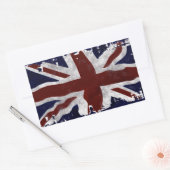 Patriottic Union Jack, VK-vlag Rechthoekige Sticker (Envelop)