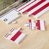 Patriottic USA AMERICAN Flag Photo Legpuzzel (Zijkant)