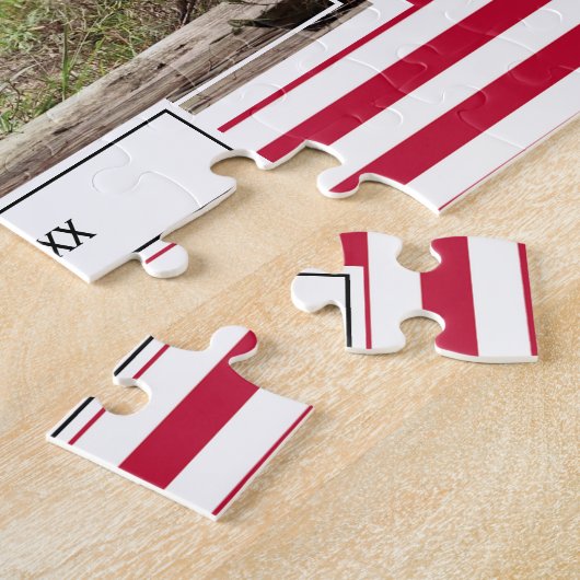 Patriottic USA AMERICAN Flag Photo Legpuzzel (Zijkant)