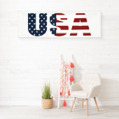 Patriottic USA Indoor Banner (Insitu)