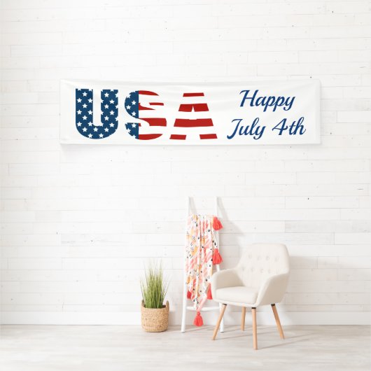 Patriottic USA Indoor Banner (Insitu)