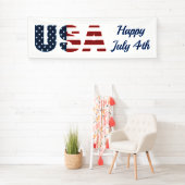 Patriottic USA Indoor Banner (Insitu)