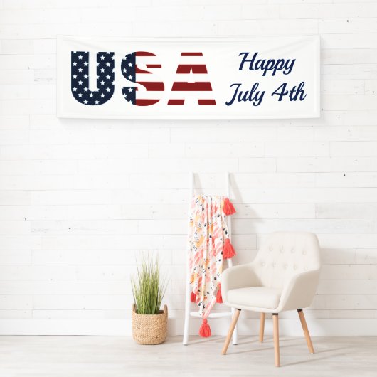 Patriottic USA Indoor Banner (Insitu)