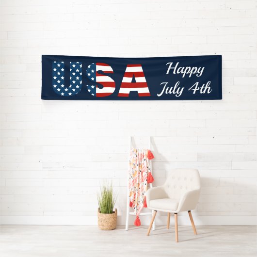 Patriottic USA Indoor Banner (Insitu)