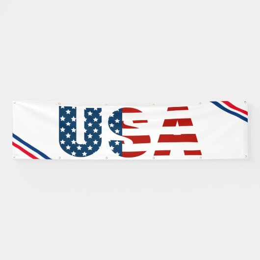 Patriottic USA Outdoor Banner (Horizontaal)