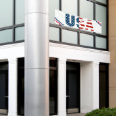 Patriottic USA Outdoor Banner (Buitenkant Gebouw)