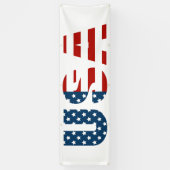 Patriottic USA Outdoor Banner (Verticaal)
