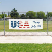 Patriottic USA Outdoor Banner (Insitu)