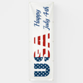 Patriottic USA Outdoor Banner (Verticaal)