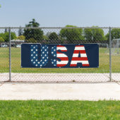 Patriottic USA Outdoor Banner (Insitu)